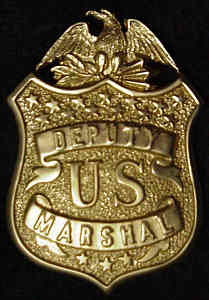 The 1920 Deputy US Marshal Badge
