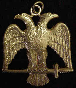 Masonic Double Eagle Watch Fob