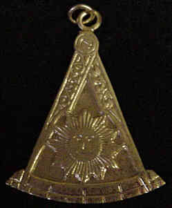 Masonic Sun Watch Fob